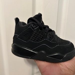Toddler 6c Jordan Retro 4 Black Cat